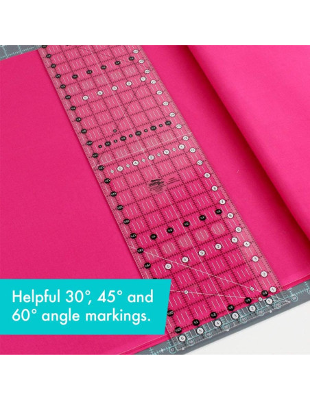 Règle rectangle quilting 6.5" x 24.5" Creative Grids