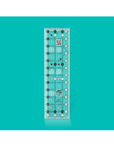 Règle rectangle quilting 3.5" x 12.5" Creative Grids