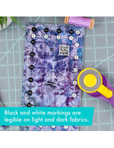 Règle rectangle quilting 4.5" x 8.5" Creative Grids 2