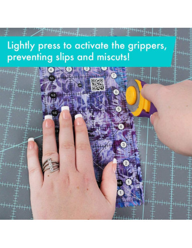 Règle rectangle quilting 4.5" x 8.5" Creative Grids