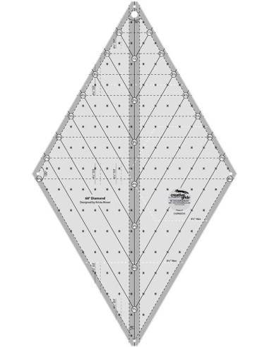 Règle quilting Diamond 60° Creative Grids