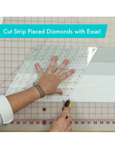 Règle quilting Diamond 60° Creative Grids