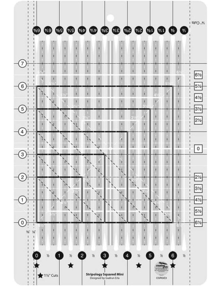 Règle Mini Stripology Creative Grids