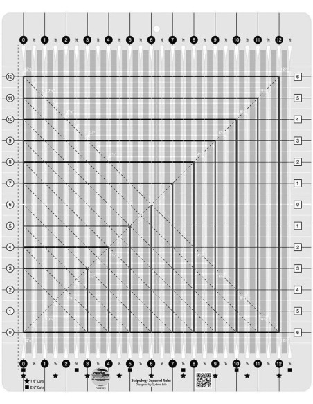 Règle Stripology Squared Creative Grids