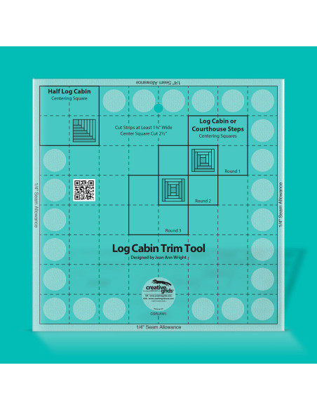 Règle 8" Log Cabin Trim Tool Creative Grids
