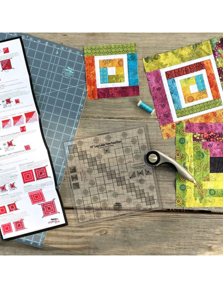 Règle Log Cabin Trim Tool Duo Creative Grids