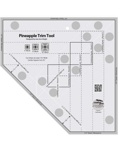 Règle Pineapple Trim Tool Creative Grids