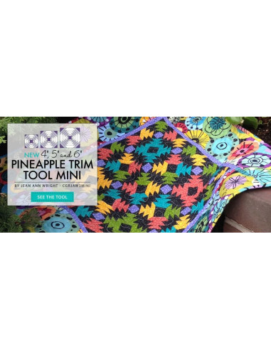 Règle Pineapple Trim Tool Mini Creative Grids