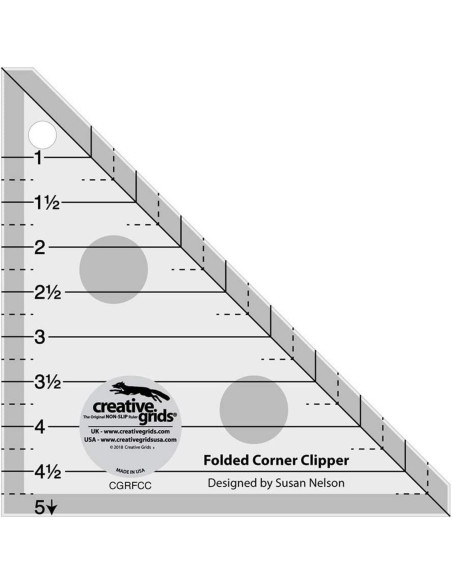 Règle Folded Corner Clipper Creative Grids
