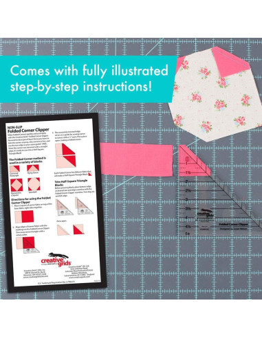 Règle Folded Corner Clipper Creative Grids