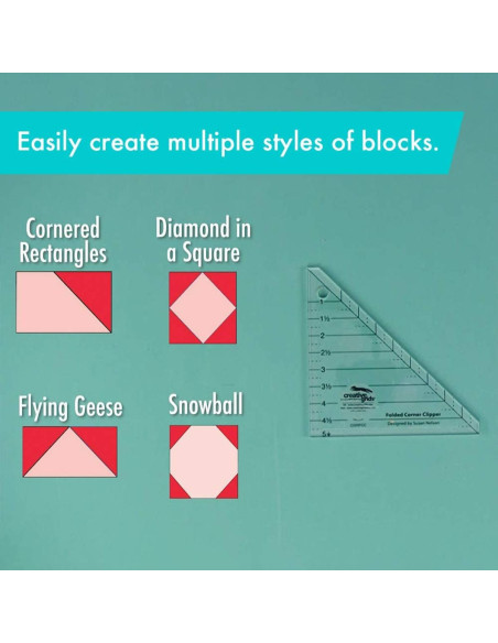 Règle Folded Corner Clipper Creative Grids