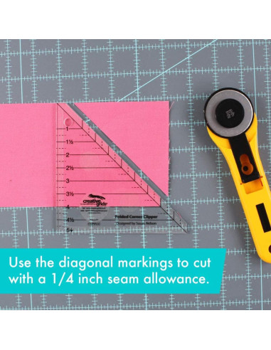 Règle Folded Corner Clipper Creative Grids