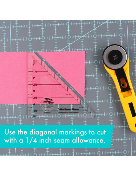 Règle Folded Corner Clipper Creative Grids