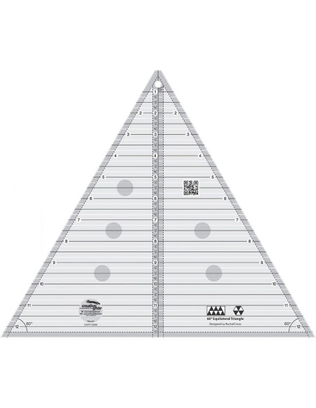 Règle triangle 60° 12" Finished Size Creative Grids
