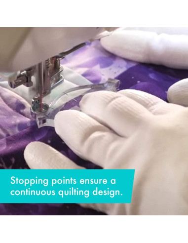 Règle Elvira Machine Quilting Tool Creative Grids