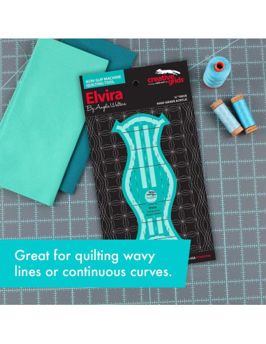 Règle Elvira Machine Quilting Tool Creative Grids