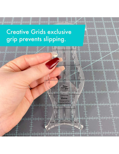 Règle Elvira Machine Quilting Tool Creative Grids