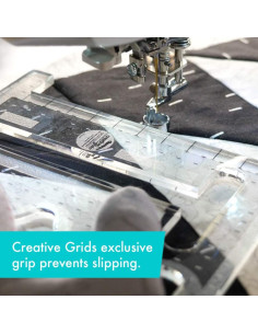 Règle Sid Machine Quilting Tool Creative Grids 2