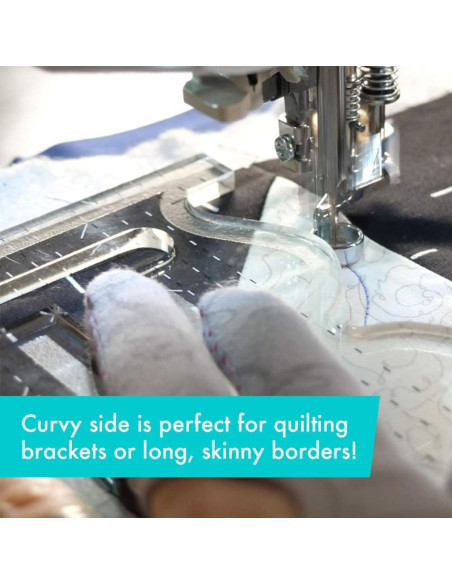 Règle Sid Machine Quilting Tool Creative Grids