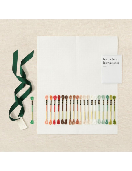 Kit broderie point de croix - Abécédaire animaux
