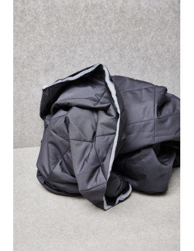 Tissu matelassé déperlant Gem - Gris orage