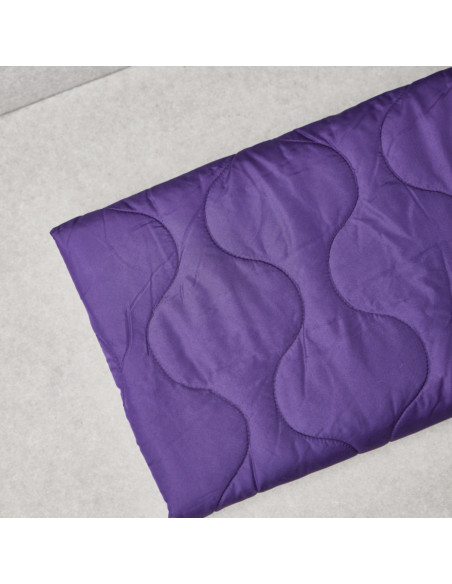 Tissu matelassé déperlant Wave - Violet