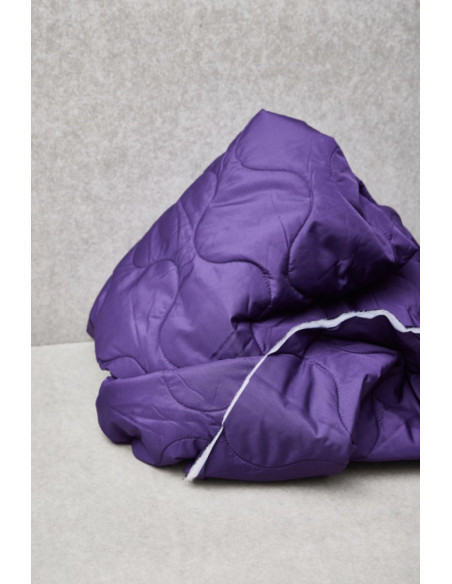 Tissu matelassé déperlant Wave - Violet