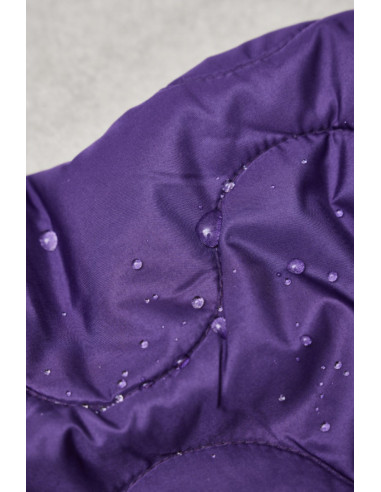 Tissu matelassé déperlant Wave - Violet