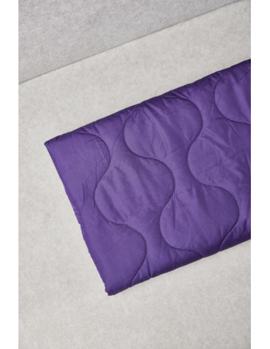 Tissu matelassé déperlant Wave - Violet
