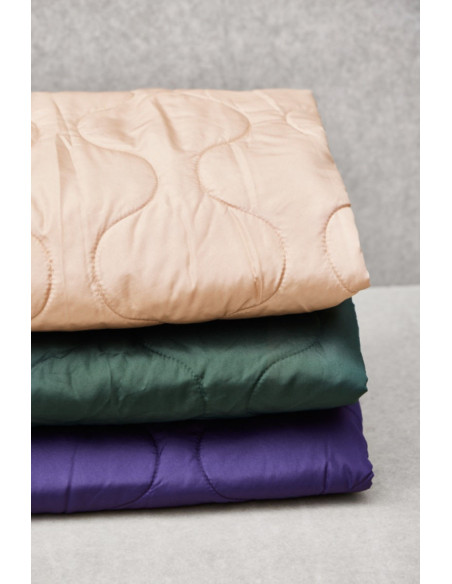 Tissu matelassé déperlant Wave - Violet