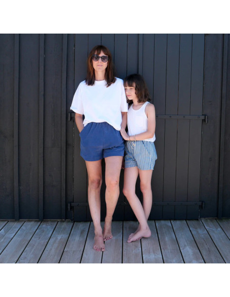 Patron de pantalon et short Singapour - Ikatee