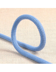 Cordon tressé - Bleu lavande