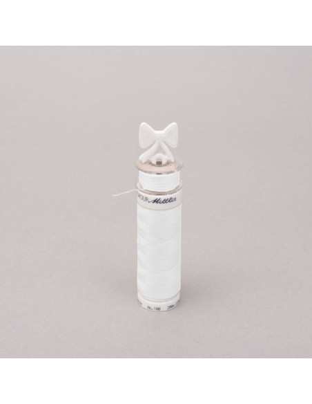 Sachet de 10 pinces porte-canettes pour bobines de fils - Blanc
