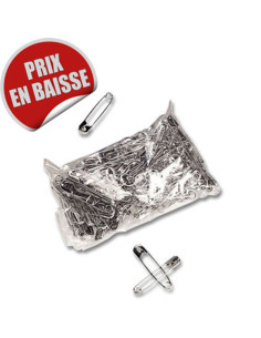 Epingles à nourrice Argent - Sachet de 1000