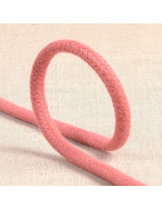 Cordon tressé - Vieux rose