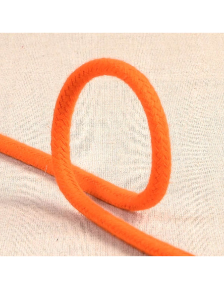 Cordon tressé - Orange