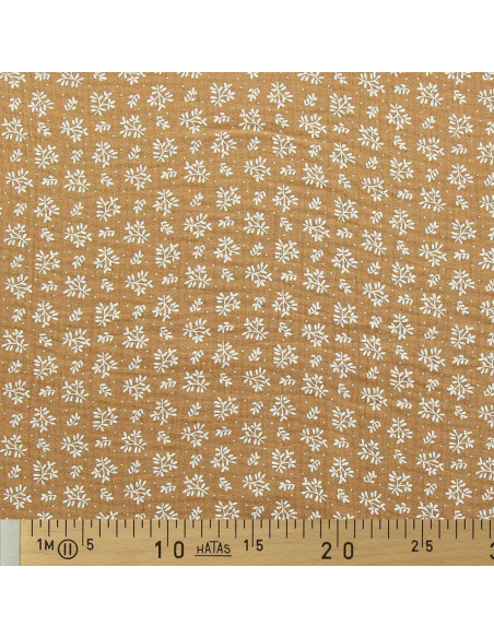 Tissu double gaze Meesya - Camel