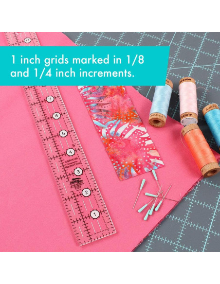 Règle rectangle quilting 1.5" x 12.5" Creative Grids