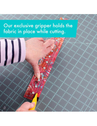Règle rectangle quilting 1.5" x 12.5" Creative Grids