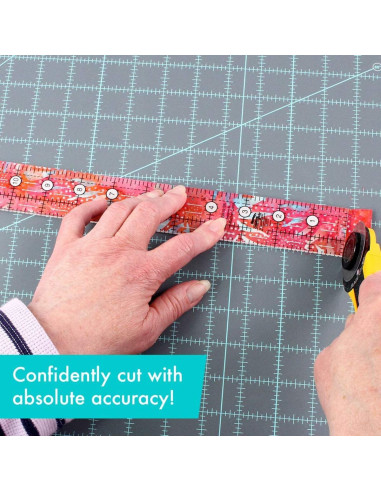 Règle rectangle quilting 1.5" x 12.5" Creative Grids