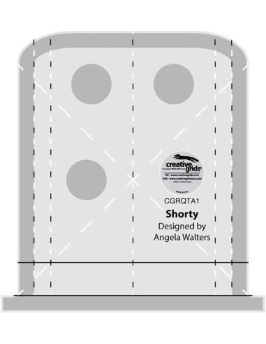 Règle Shorty Machine Quilting Tool Creative Grids