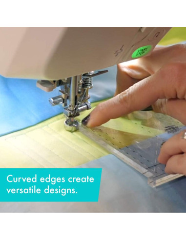 Règle Shorty Machine Quilting Tool Creative Grids