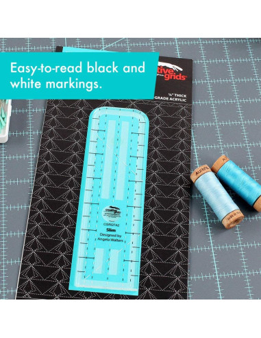 Règle Slim Machine Quilting Tool Creative Grids