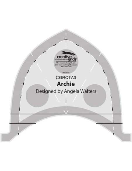 Règle Archie Machine Quilting Tool Creative Grids