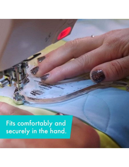 Règle Squiggy Machine Quilting Tool Creative Grids