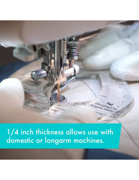 Règle Taj Machine Quilting Tool Creative Grids