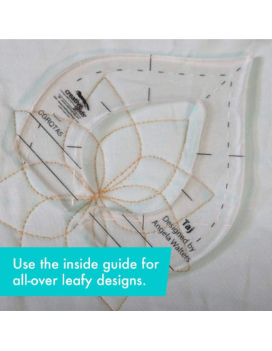 Règle Taj Machine Quilting Tool Creative Grids