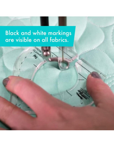 Règle Taj Machine Quilting Tool Creative Grids