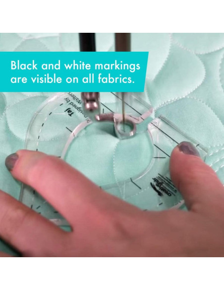 Règle Taj Machine Quilting Tool Creative Grids