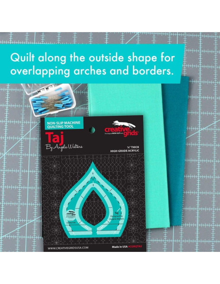 Règle Taj Machine Quilting Tool Creative Grids